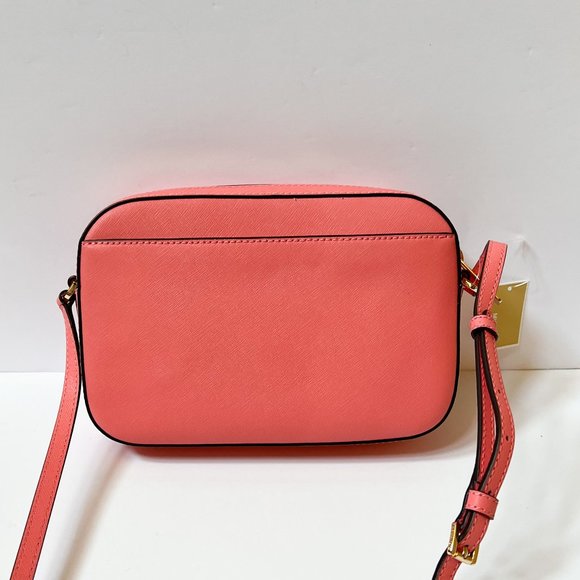 Michael Kors Jet Set Item Chain Crossbody Shoulder Bag Grapefruit Pink - Picture 2 of 7